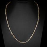 3mm Tennis Necklace (Yellow Gold)