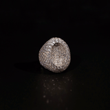 Emerald Oval Ring (White Gold)