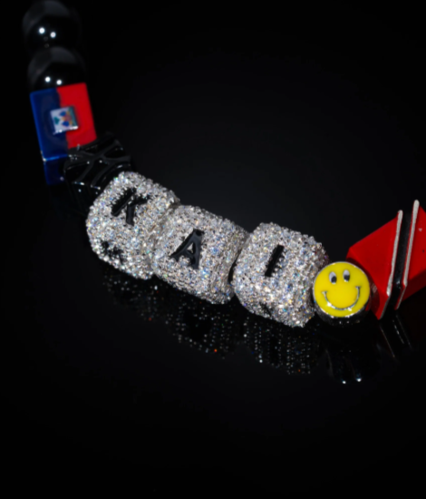 Kai Cenat beaded bracelet from Iced London