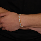 6 mm tennisarmband (goud)