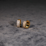 Huggie Hoop Øreringe (Guld)
