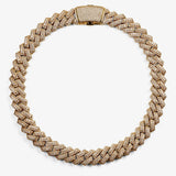 19mm Prong Cuban Link Chain - Yellow