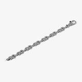Iced Infinity Thorn Armband - Wit