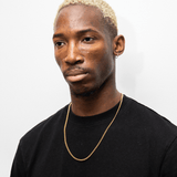 3mm Cuban Chain in Yellow Gold