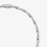 Half-Set Ball Chain - White