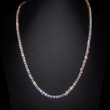 4 mm tennisketting in roségoud