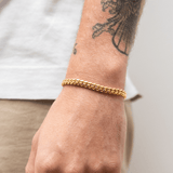 6mm Cuban Link Bracelet (Yellow Gold)