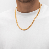 6mm Cuban Link Chain (Yellow Gold)
