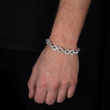 Infinity Link Armband (Wit Goud)