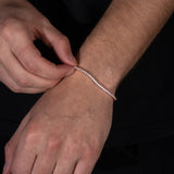 Micro Tennisarmband in roségoud