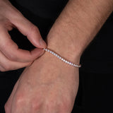 3 mm tennisarmband (roségoud)