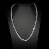 6mm Tennis Necklace (White Gold)