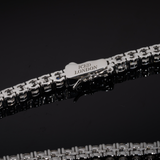 6mm Tennis Necklace (White Gold)