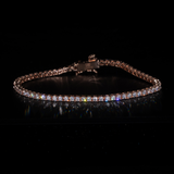 Micro Tennisarmband in roségoud