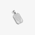 Ayat al-Kursi Pendant — White Gold view 1 | colour:white