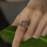Clover Ring - White