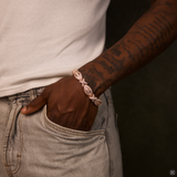 Oog Cubaanse armband (roségoud)