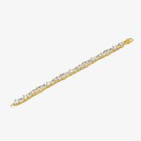 Mixed Stone Tennis Bracelet - Yellow