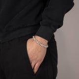 Full-Set Ball Bracelet — White Gold view 2 | colour:white