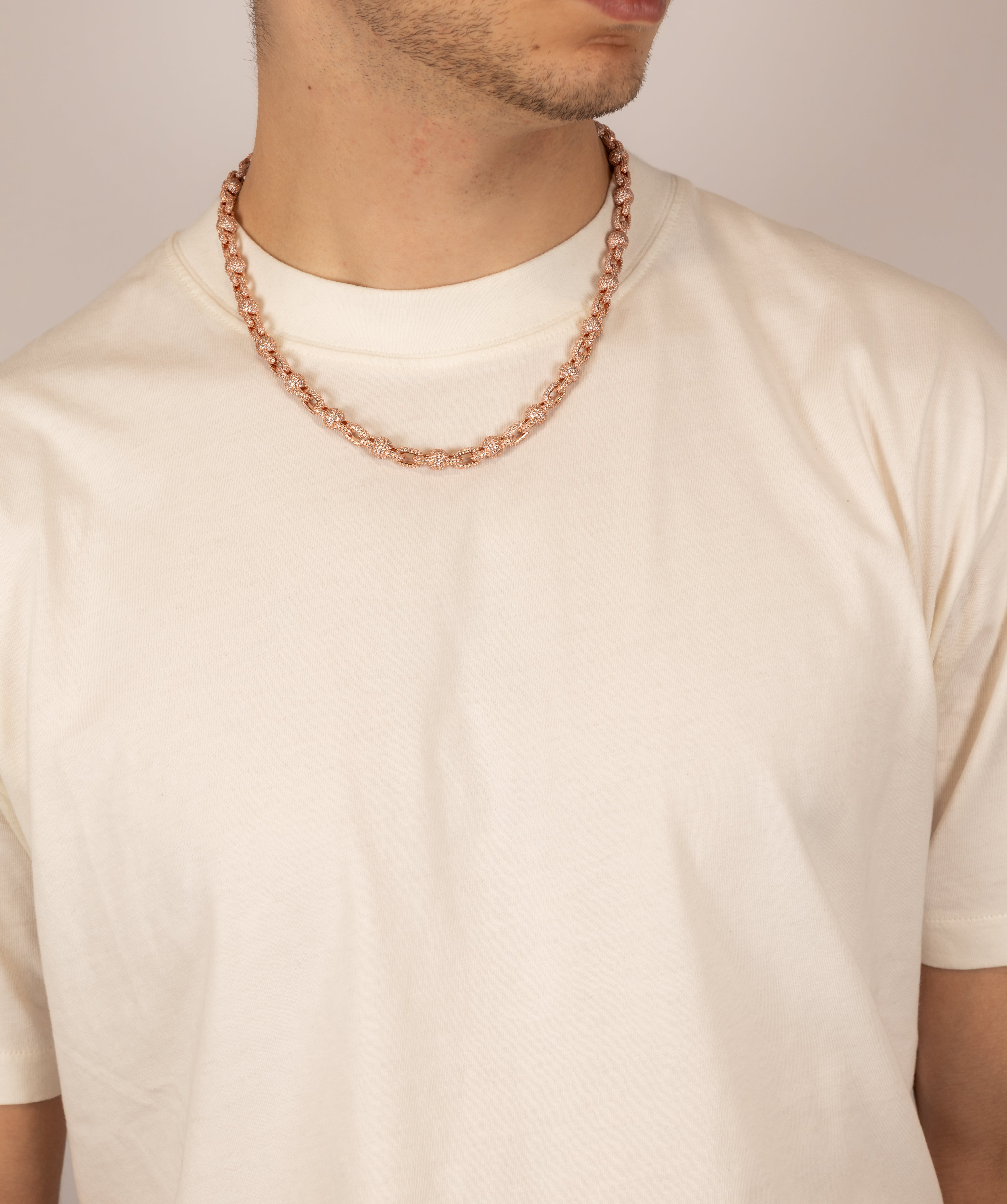 Full-Set Ball Chain — Rose Gold view 3 | colour:rose