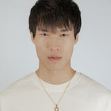 Horseshoe Pendant — Yellow Gold view 2 | colour:yellow