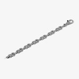 Iced Infinity Thorn Bracelet — White Gold view 1 | colour:white