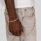 Iced Infinity Thorn Bracelet — Rose Gold view 2 | colour:rose