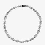 Iced Infinity Thorn Chain — White Gold view 1 | colour:white