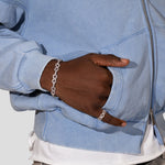 Iced Infinity Thorn Ring — White Gold lifestyle view | colour:white
