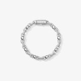 Half-Set Ball Bracelet - White