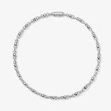 Half-Set Ball Chain - White