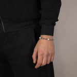 Mixed-Size Ball Bracelet — White Gold view 3 | colour:white