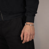 Mixed-Size Ball Bracelet — White Gold view 3 | colour:white