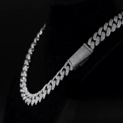 Silver Cuban Chain, 15mm Miami Cuban Link Chain (Silver)