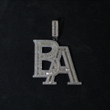 Aangepast Baguette Initial Naamplaatje