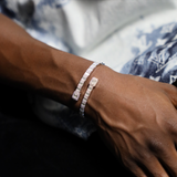 Baguette Bangle (Witgoud)