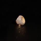 Smaragd ovale ring (goud)