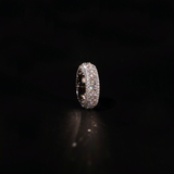 5-Row Band Ring (White Gold)